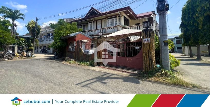 Spacious 7-bedroom house and lot for sale in Cebu City near Gaisano Capital Tisa, offered by Cebubai.com. A prime corner property with easy road access, ideal for families looking for a well-located home.